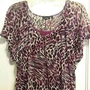 Apt. 9 animal print top